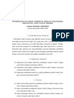 Pendekatan Kuadrat Terkecil Dengan Polinomial Ortogonal Pada Kasus Diskrit