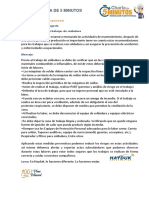Charla 11 - Agosto - Seguridad para Trabajos de Soldadura PDF