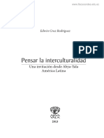 Pensar en La Interculturalidad