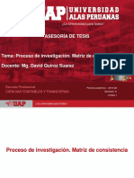 SEMANA 1-Proceso de Investigación. Matriz de Consistencia PDF