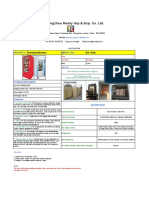 205a Vending Machine Quotation PDF