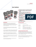 CAT IV Insulation Testers: (New) (New) (New)