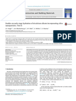 Studies On Early Stage Hydration of Tric