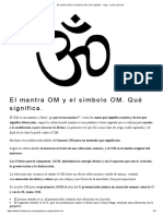 El Mantra OM y El Símbolo OM. Qué Significa - Yoga - Lucía Liencres