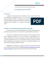 Clase 6: Ampliar El Vocabulario de Los Niños: La Comprensión Lectora en El Primer Ciclo de La Escuela Primaria