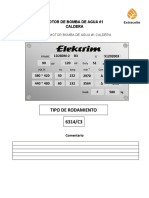 Motor de Bomba de Agua #1 Caldera