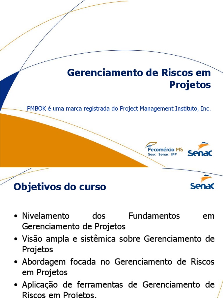 Apresentacao Gerenciamento de Riscos em Projetos 1 | PDF | Gestão de ...