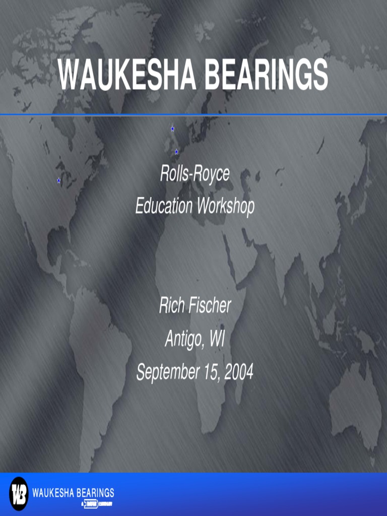 08 Waukesha Bearing PDF PDF Bearing (Mechanical) Fluid Dynamics