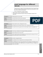 Different Language For Different Audiences: Worksheet