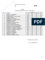 Lista: ŞI Ă Ţă - Sesiunea Iulie 2020 Şat: 09.08.2020 Ților Declarați Admiși Pe Locurile Cu Taxă - Limba Engleză