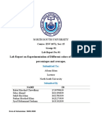 Lab Report On Marbels