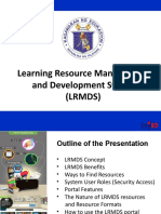 Learning Resource Management and Development System (LRMDS)