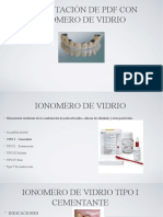 Cementación de PDF Con Ionomero de Vidrio