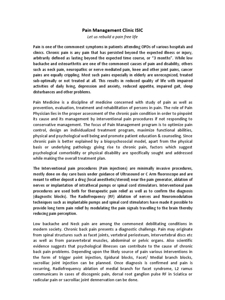 Comprehensive Pain Management Guide | PDF | Pain | Pain Management