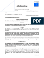 Arbeitsvertrag PDF