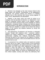 Download Terrorism Has Emerged as the Most Ominous Threat to the Pakistan Peace and Intrnal Security by Abdul Wahab SN4738870 doc pdf