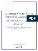 ACompilationOfThePrincipalArgumentsInTheBookMillatIbrahimal Maqdisi PDF