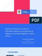 Reporte Precios Dispositivos Medicos Libertad Vigilada