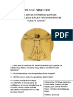 Quimica Salud Proyecto de Quimica Terminado