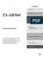 tx-sr504 Manual e PDF