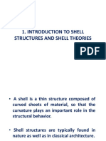 Introduction To Shell Structures and Shell Theories