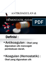 Farmakologi Koagulan Dan Antikoagulan. PPT - Staff Farmakologi FK Unair RSUD Dr. Soetomo Surabaya