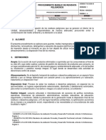 10 Procedimiento Manejo de Residuos Peligrosos v1 PDF