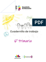 Cuadernillo de Trabajo. 6° Primaria