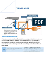 Sensor de massa de ar para controle de combustível e EGR