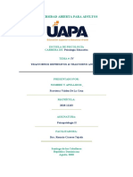 Tarea IV Psicopatología II