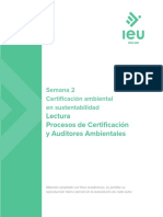 Procesos de Certificación y Auditores Ambientales