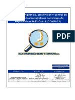 Plan para La Vigilancia, Prev y Control de COVID - 19 M&M - GRAL PDF