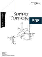 Hanseatic Klappbare-Trainigsbank Art-Nr.788259 PDF