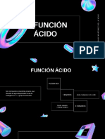 Función y tipos de ácidos