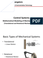 Lect 3 Transfer Function of Mechanical Systems