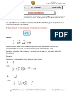 Teoria 4º Sec Racionalización 19 Agosto Ii Trimestre PDF