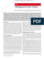 Non-Operative Management of Liver Trauma