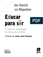 Primeras Páginas Educar para Ser