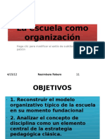 La Escuela Como Organizacion PDF