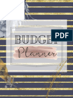 Budget Planner PDF