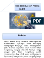 Menganalisis Pembuatan Media Padat 3.