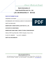Bank Information of Hunan Sunfull Bio-Tech (NEW) PDF