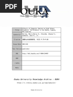 Osaka University Knowledge Archive: OUKA Osaka University Knowledge Archive: OUKA