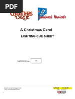 Lighting Cue Sheet - A Christmas Carol - D02 - Archive PDF