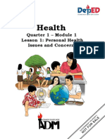 Health6 - q1 - Mod1 - Lesson1 - Personal Health Issues and Concerns - FINAL08032020 PDF