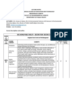 Vector Control and Pest Management Notes