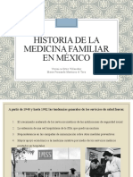 Historia de La Medicina Familiar