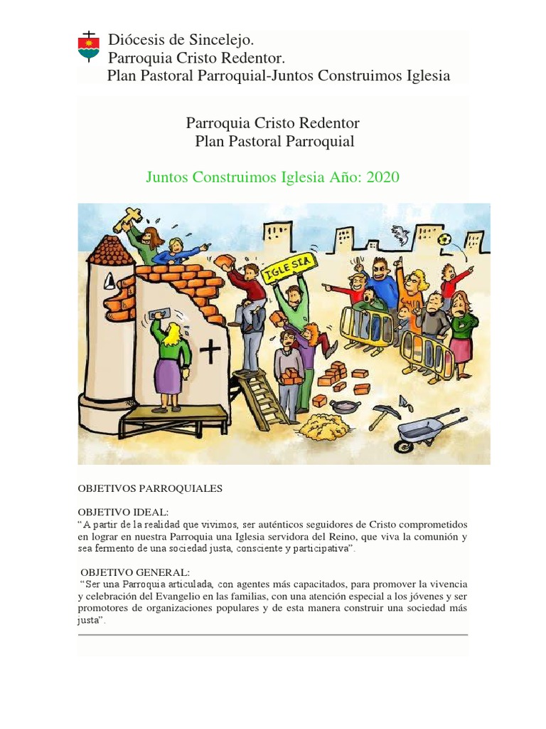 Plan Pastoral Parroquial 2020 | PDF | Iglesia Católica | eucaristía