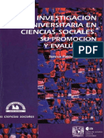INVESTIGACIÓN UNIVERSITARIA CIENCIAS SOCIALES Pacheco