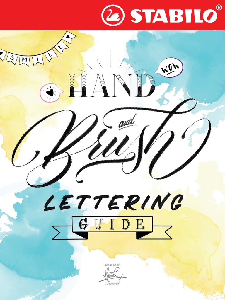 STABILO Hand and Brush Lettering Guide PDF Typefaces Serif